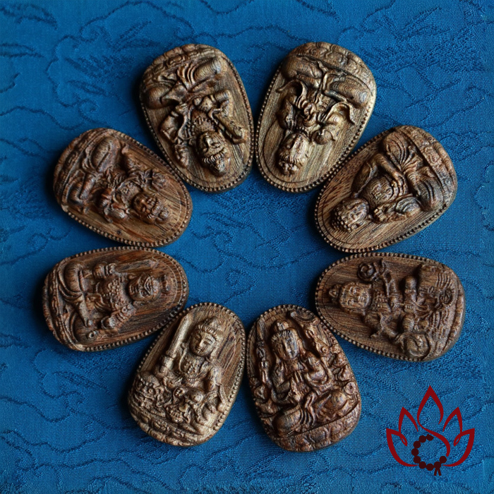 Mặt Dây Chuyền Trầm Hương Phật Bản Mệnh | Trầm Tốc kiến Tự Nhiên Lâu Năm